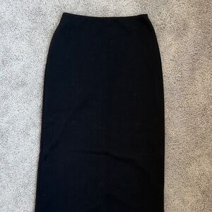 Meshki Classic Black Maxi Skirt